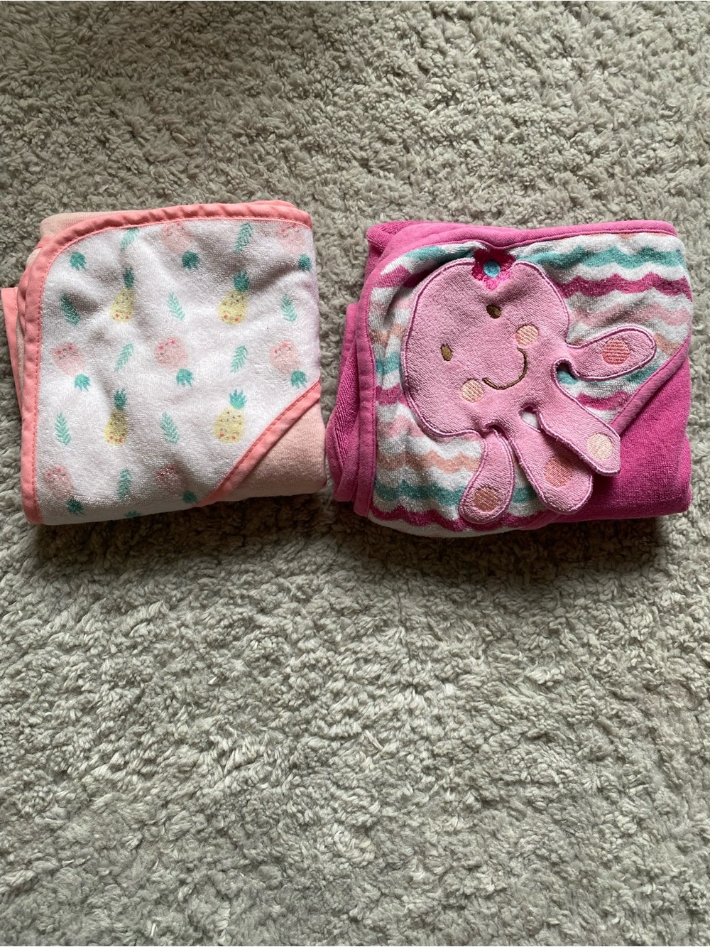 Baby Girl Towel Set